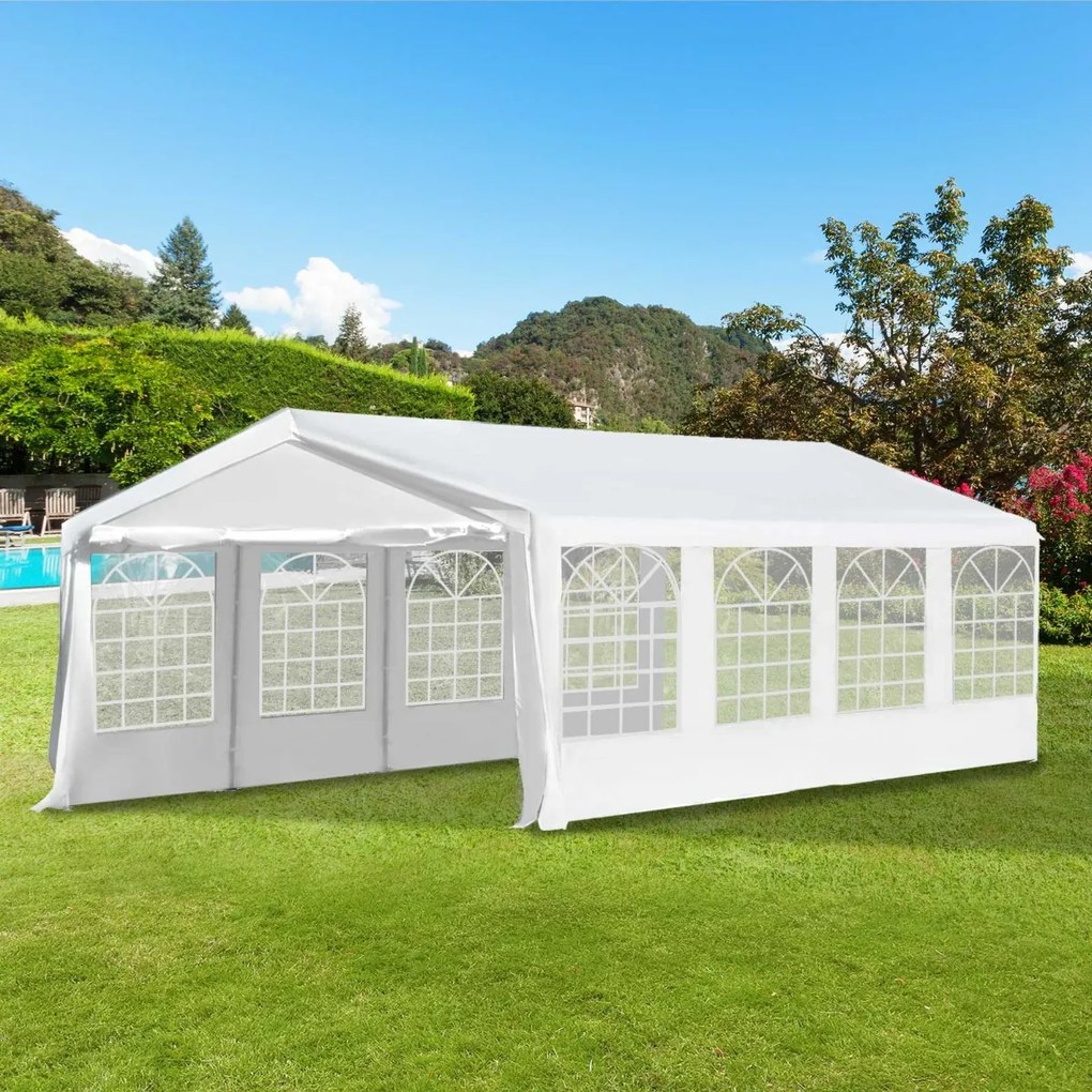 Outsunny Tenda Para Festas X M Tenda De Jardim Paredes Laterais