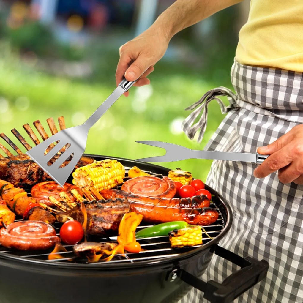 Conjunto de ferramentas para churrasco de 4 peças Utensílios para