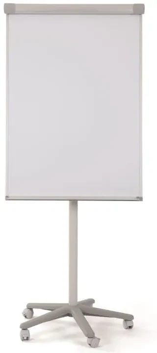 Quadro Branco Flip Chart Magn Tico Rodas X Cm Cinza Cavalete