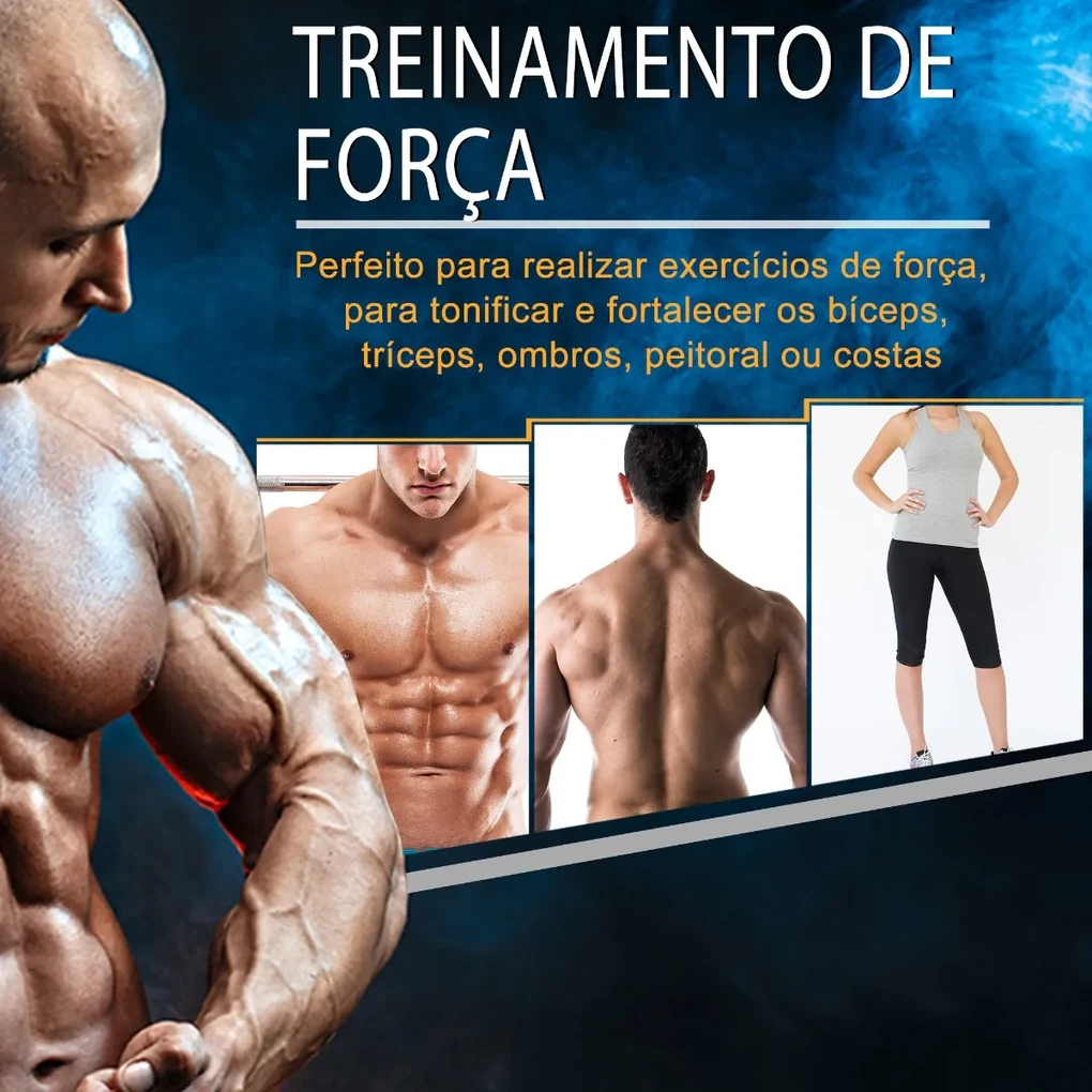 Conjunto De Halteres Kg Ajust Veis Em Barras E Extensor Para