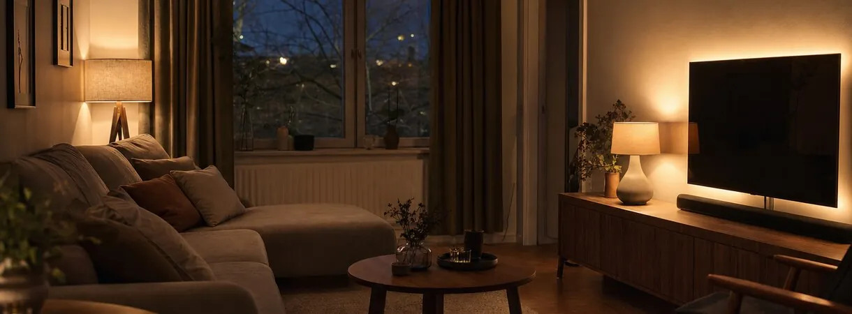 Como iluminar a casa quando escurece às cinco