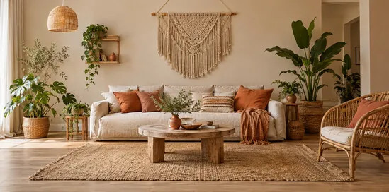 Estilo boho: cores, materiais e ideias para a sala e o quarto