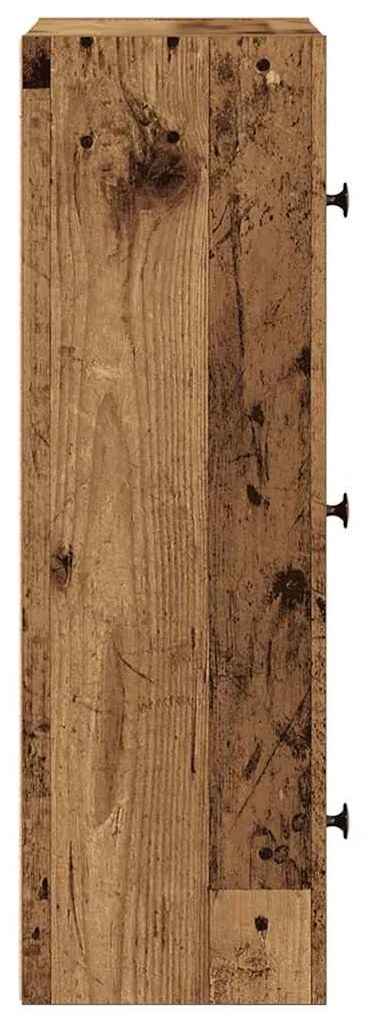 Estante 40x24x77 cm derivados de madeira madeira velha