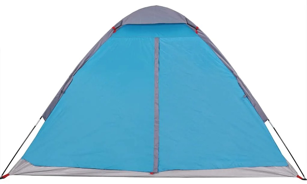 Tenda de campismo cúpula para 2 pessoas impermeável azul