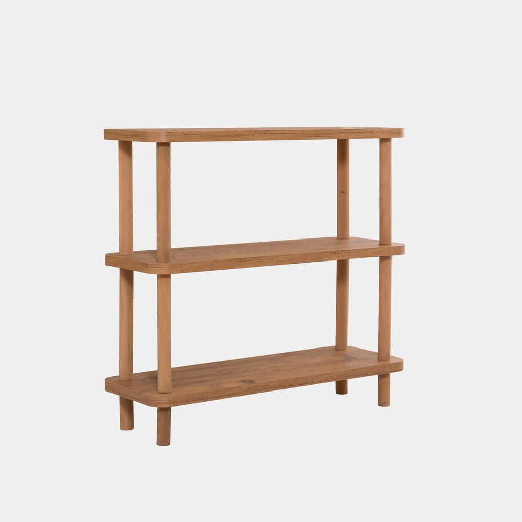 Estante Step – Pinheiro Atlântico – 80x75x28 cm