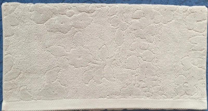 50x100 cm - Toalha em jacquard com 550 gr/m2 -  100% algodão: Areia