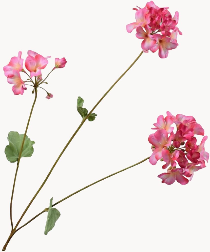 Flores artificiais Pelargonie, conjunto de 2
