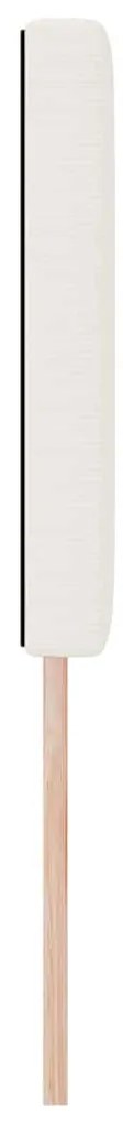 Cabeceira vidaXL Design Simples Creme 160 cm Tecido de Veludo Cotelê