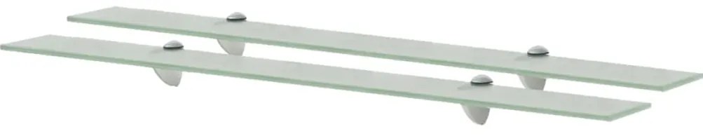 Prateleiras flutuantes 2 pcs vidro 90x20 cm 8 mm