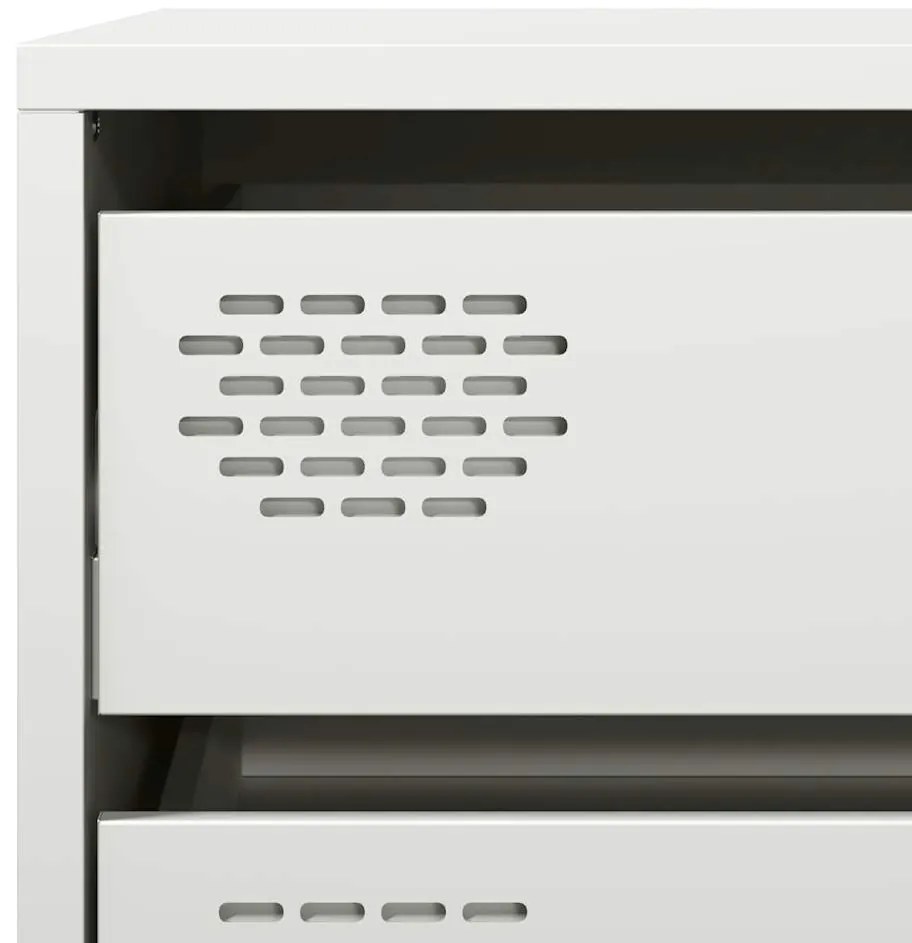 Aparador 68x39x73,5 cm aço laminado a frio branco