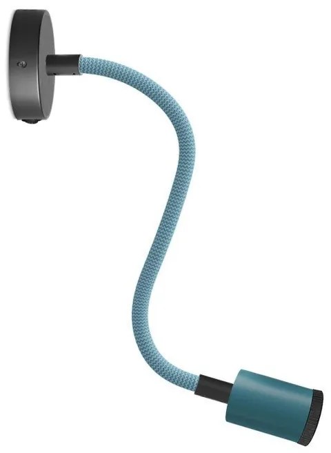 Lampada Fermaluce Flex 30 Pastel with mini rose with switch and mini spotlight GU1d0