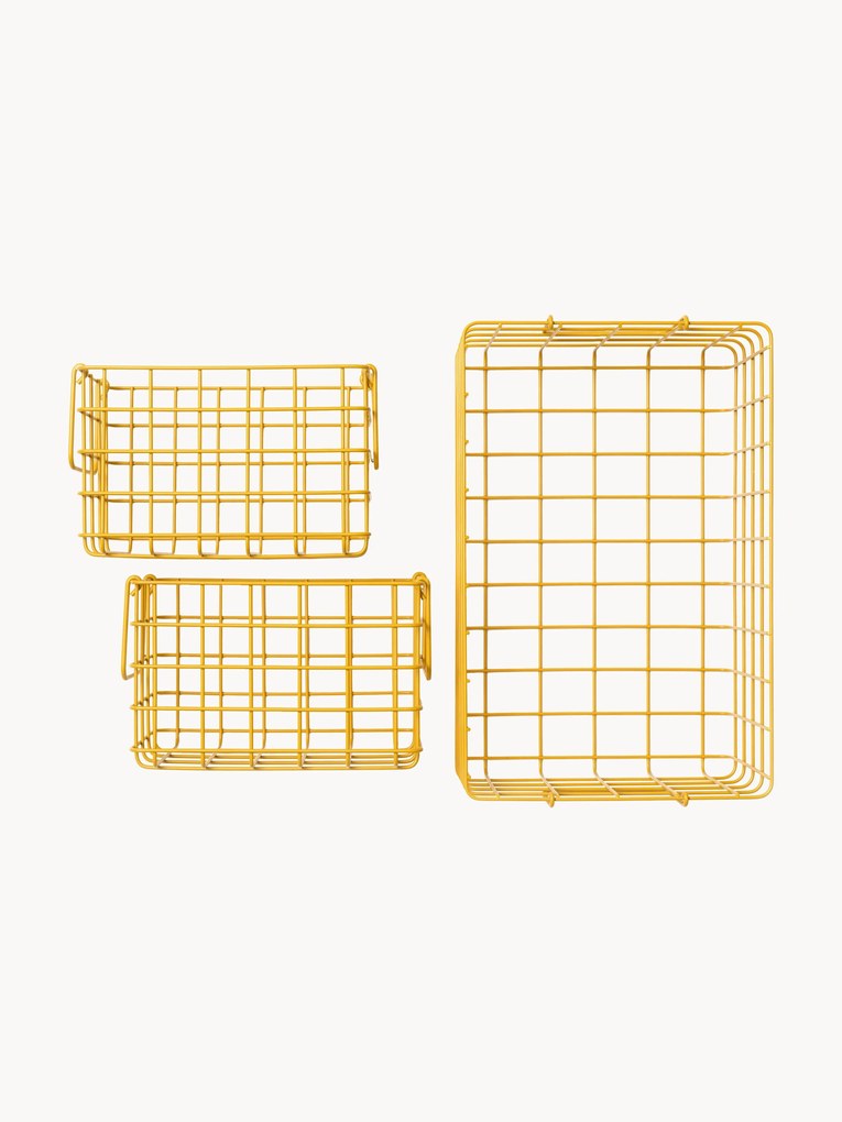 Cestos em metal The Baskets, conjunto de 3