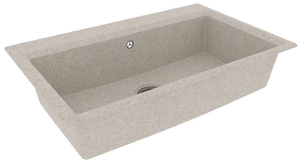 Pia de Cozinha Bege 790x500x193 mm Granito