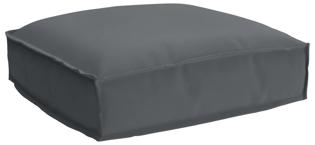 vidaXL Almofada de palete para assento Antracite 50 x 50 x 12 cm