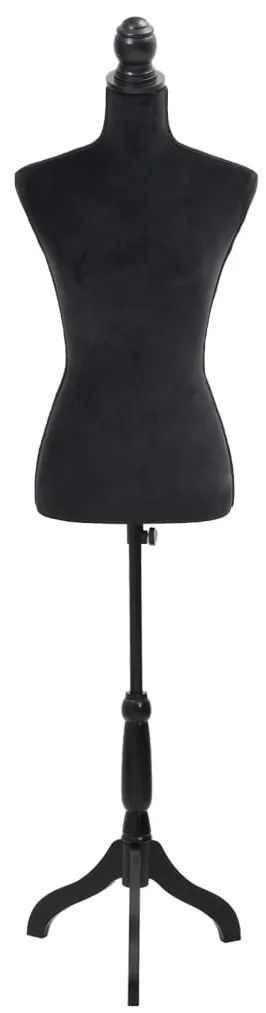 Busto manequim de senhora preto