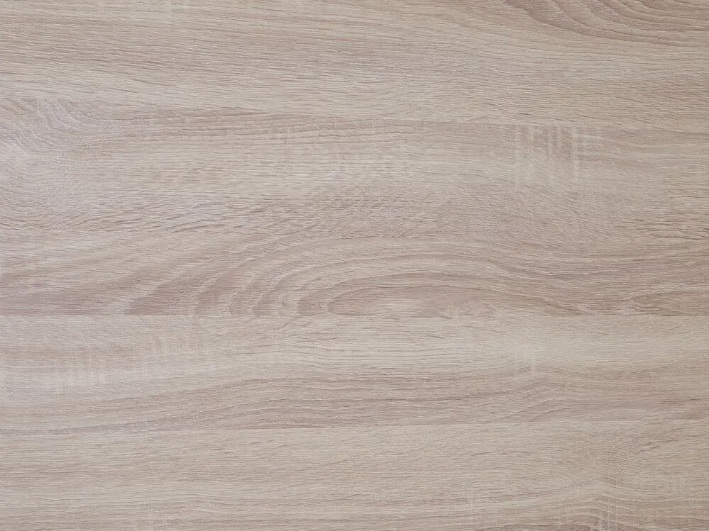 Secretária castanha clara com 1 gaveta 100 x 48 cm DEORA Beliani