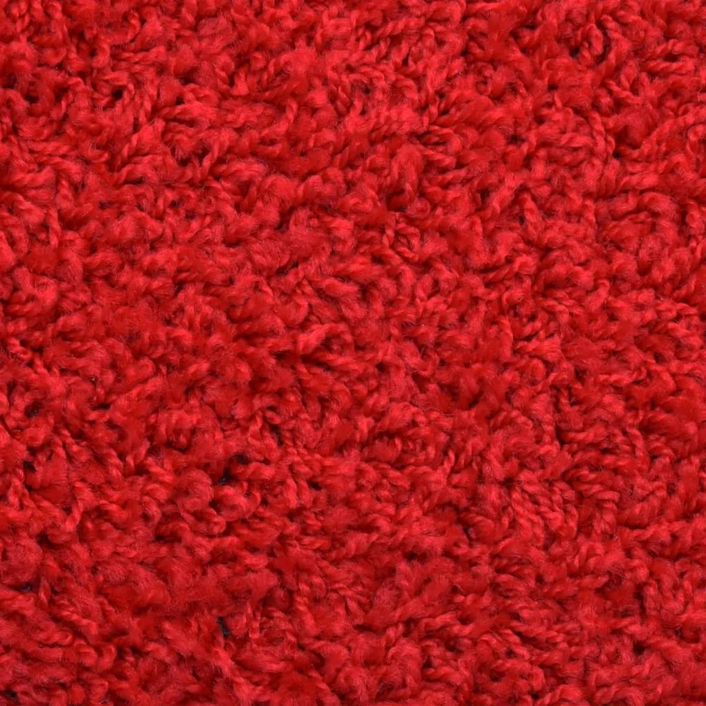 Tapetes de escada 15 pcs 65x21x4 cm vermelho