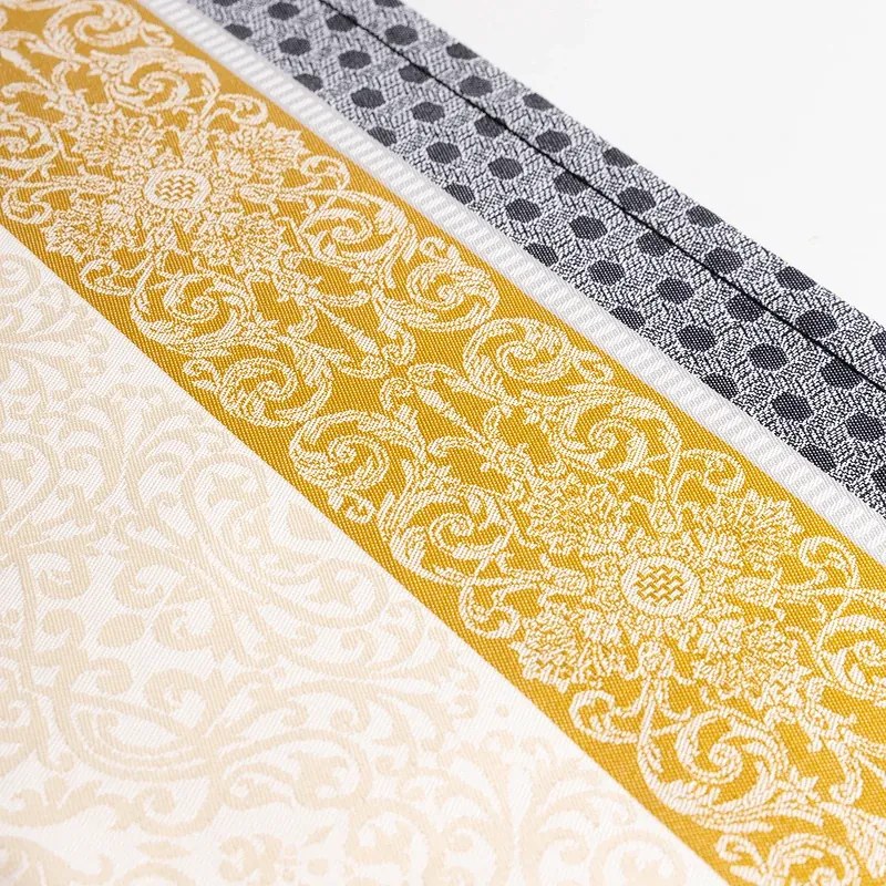 47x180 cm - Caminho de mesa 100% algodão jacquard