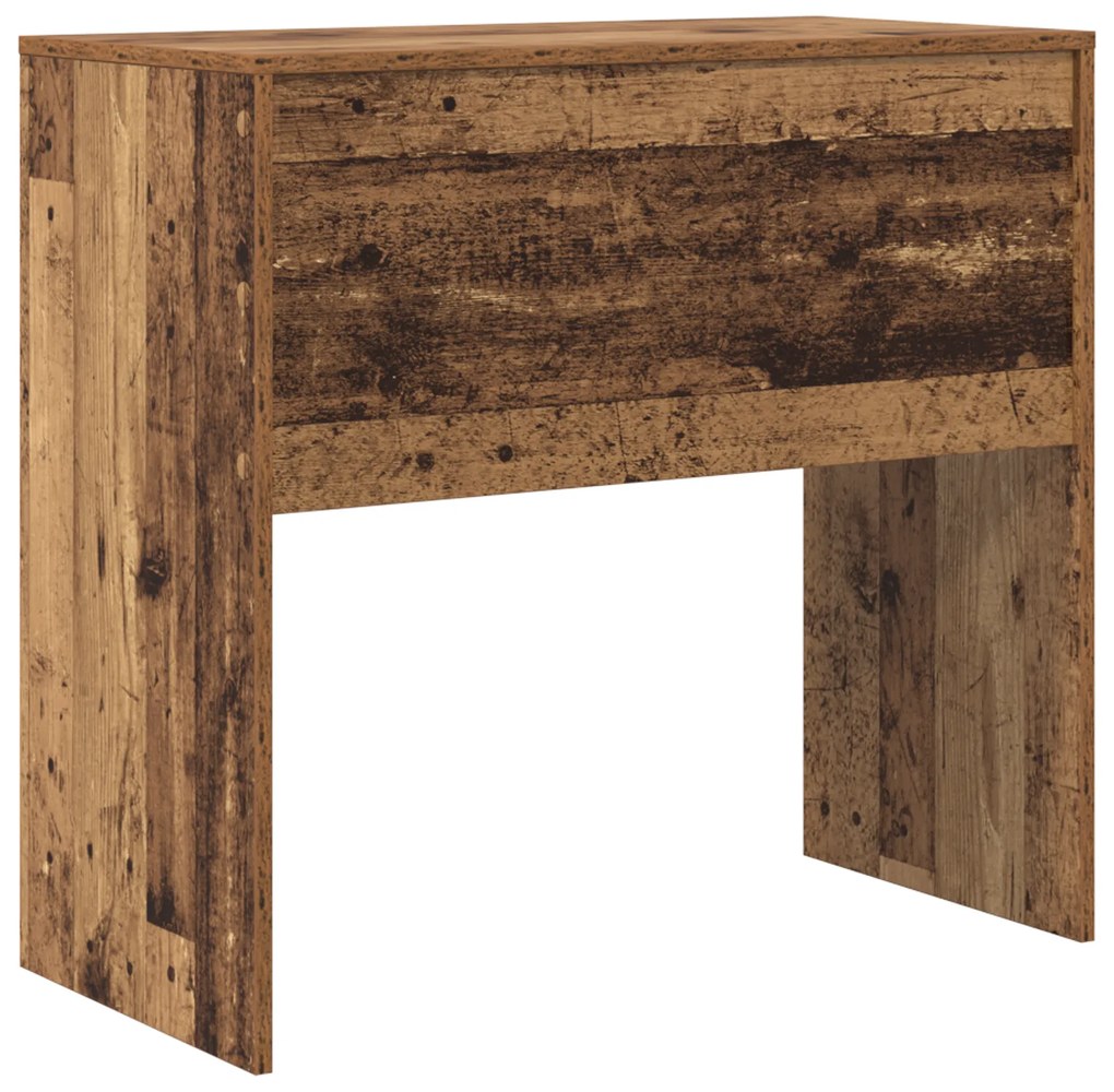 Escrivaninha Rústica Acabamento Madeira Velha Madeira