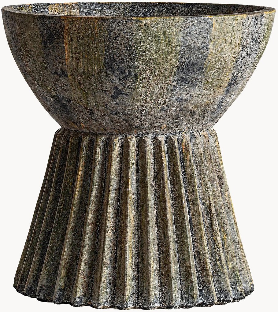 Vaso de cimento Plissé