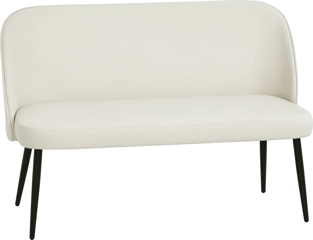 HOMCOM Sofá de 2 lugares, sofá estofado moderno com estrutura de metal e madeira, revestimento com aspeto de veludo, Beige | Aosom Portugal