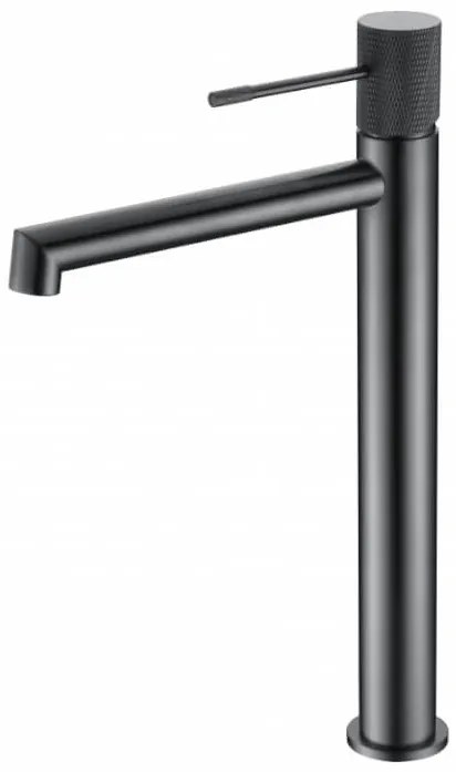 Torneira de cano alto para lavatório Black Gun Metal Line