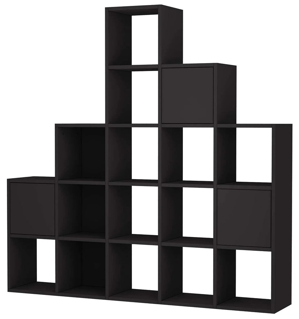 Secretária de Estudo e Estante Extra – Creme e Preto – Secretária: 120