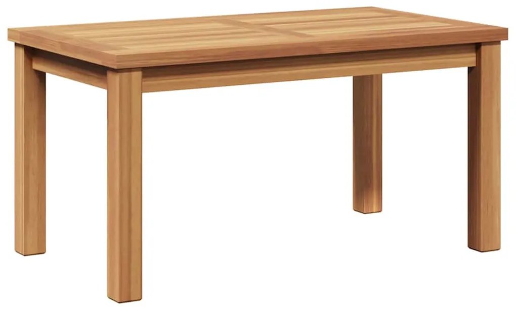 Mesa de centro Castanho 70 x 40 x 36 cm Madeira de teca sólida