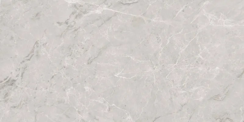 Mexen Versace Amostra de azulejo de grés porcelânico esmaltado cinza, retificado G1, azulejo de piso e parede, brilhante