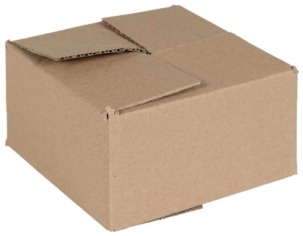 vidaXL Caixa Rebatível 50 pcs Natural 15 x 15 x 8 cm cartão