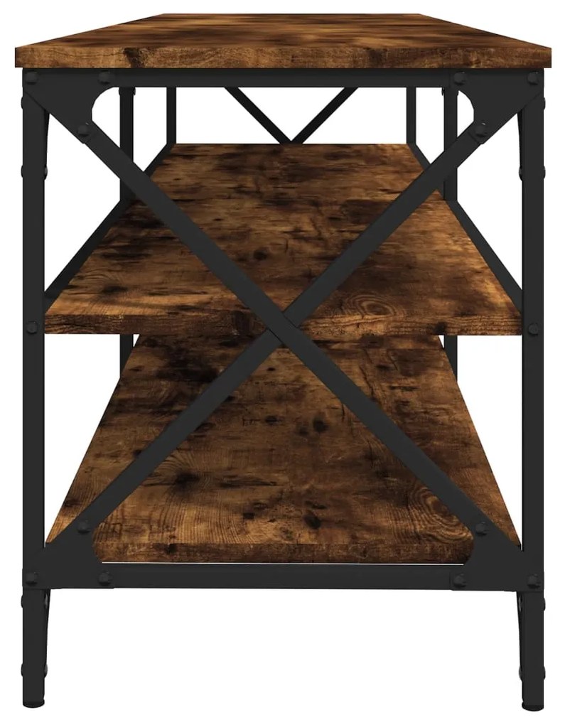 Móvel para TV 160x40x50 cm derivados de madeira carvalho fumado