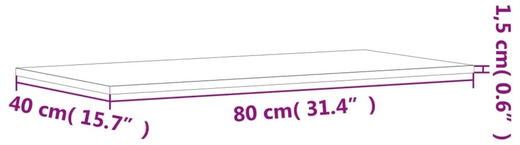Prateleiras de parede 4pcs derivados de madeira carvalho fumado