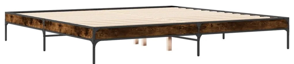 Estrutura de cama 180x200 cm derivados madeira/metal