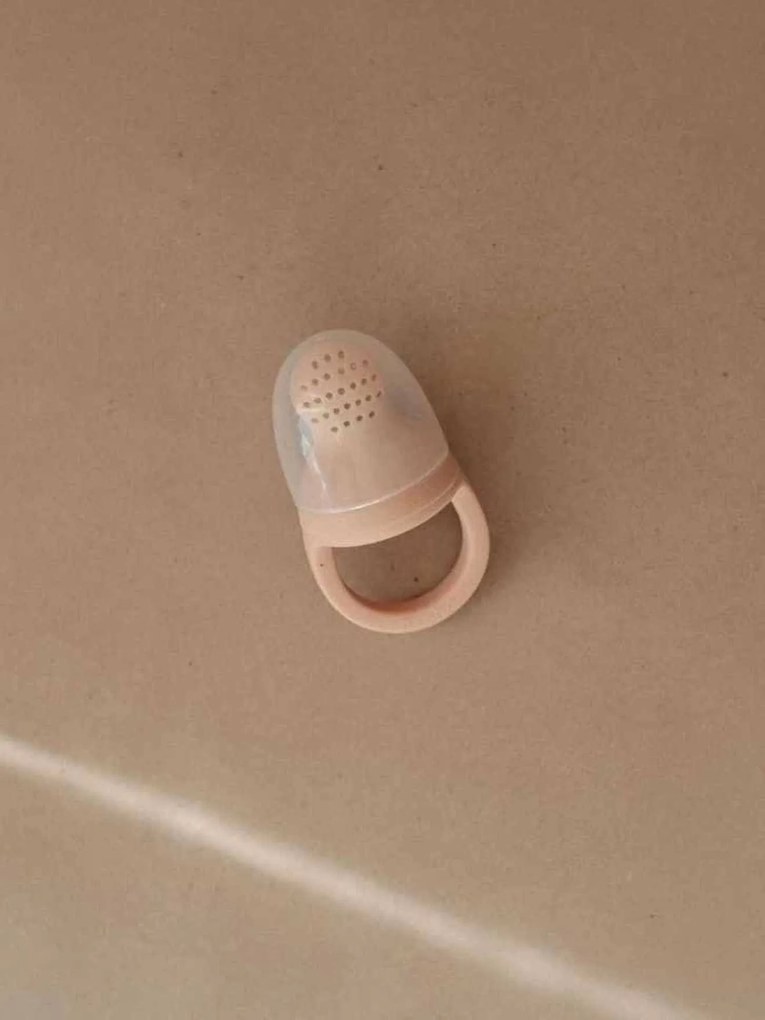 Lote de 2 alimentadores - MUSHIE, em silicone rosa