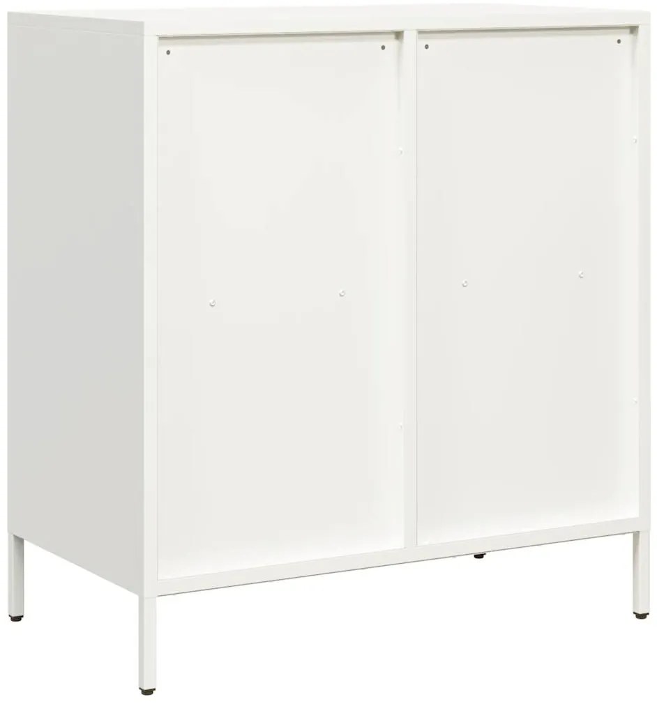Aparador 68x39x73,5 cm aço laminado a frio branco