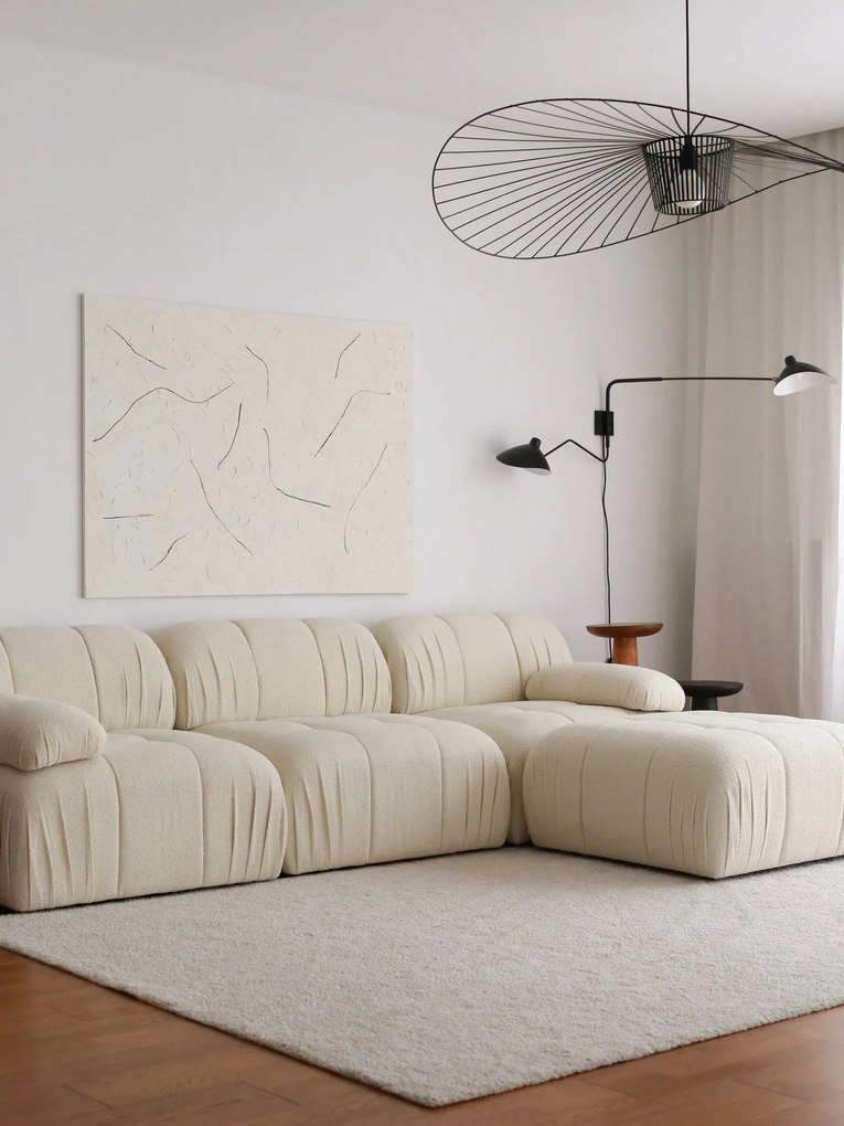 Sofá de Canto Soli – Branco – 267x74x149 cm