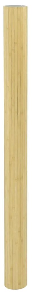 Divisória 165x400 cm bambu cor natural clara