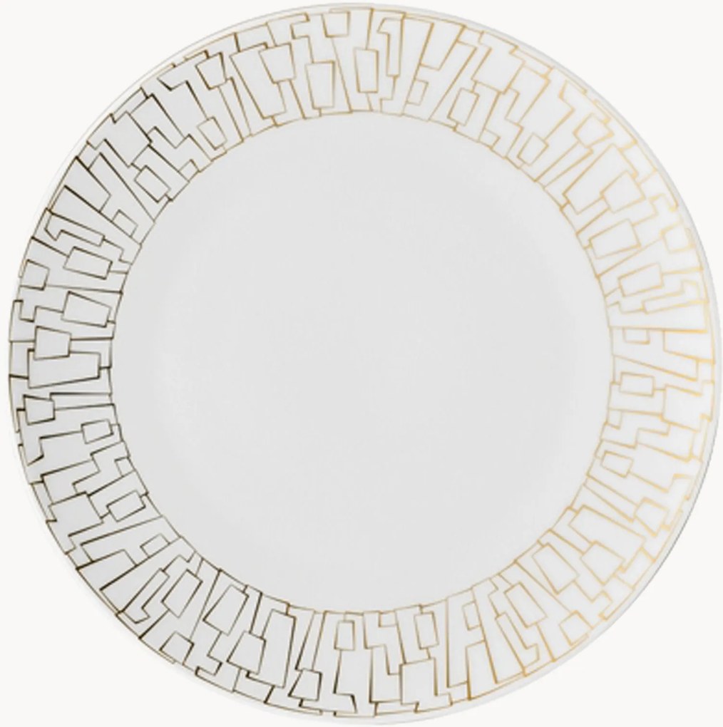 Pratos de pequeno-almoço em porcelana TAC, conjunto de 6