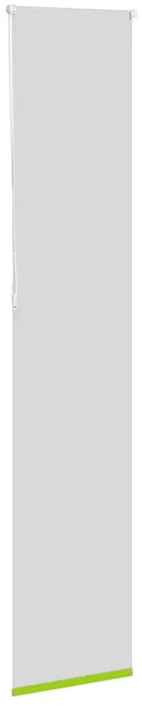 Persiana de enrolar 45x210 cm largura tecido 40,7 cm poliéster