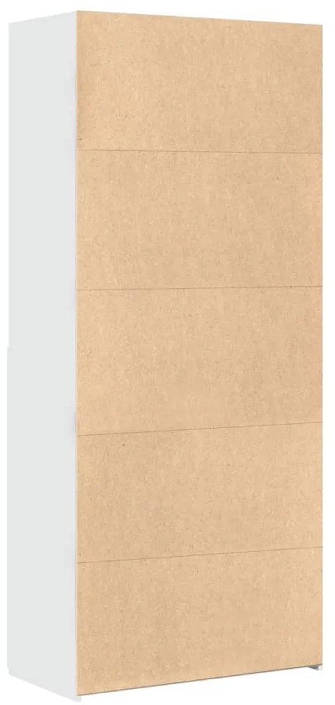 Armário alto 80x42,5x185 cm deriv. de madeira branco