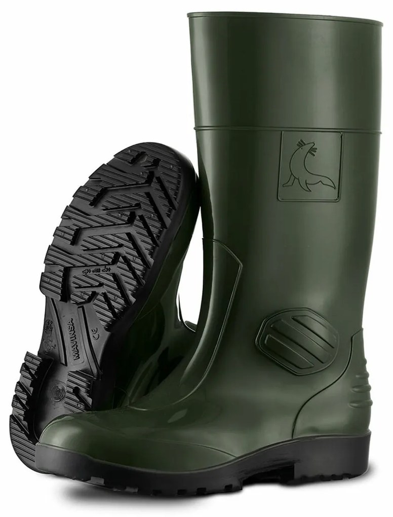 Botas de água Mavinsa 317 S5 Src Preto Verde Metal 46