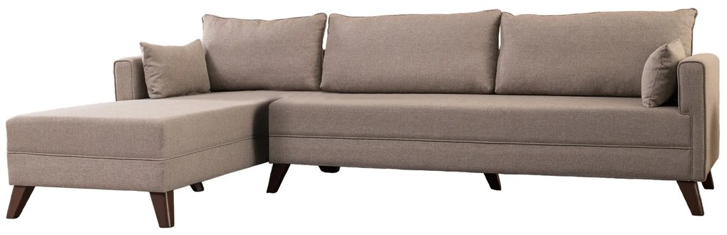 Sofá de Canto Bella – Creme – 275x85x165 cm