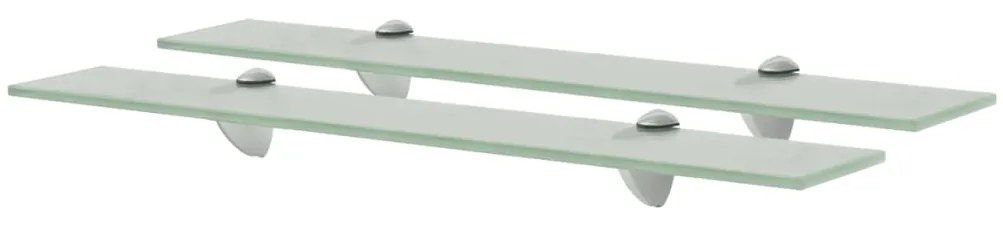 3051537 vidaXL Prateleiras flutuantes 2 pcs vidro 60x20 cm 8 mm