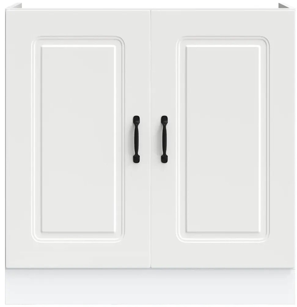 Armário baixo lavatório Kalmar 80x46x81,5 cm branco