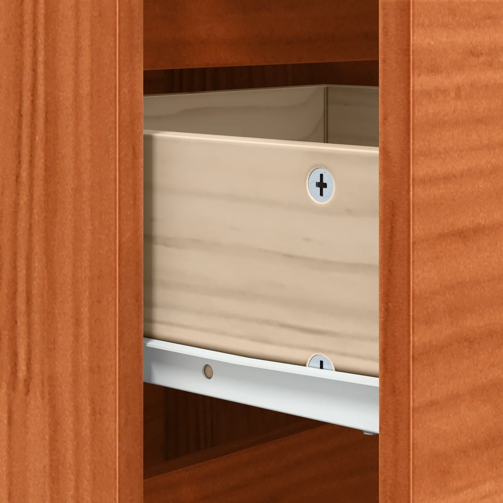 Buffet Castanho 111 x 34 x 75 cm Madeira de pinho maciça
