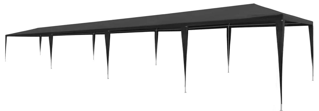 Tenda para festas 3x12 m PE antracite