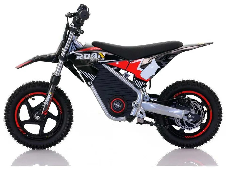 Mini moto elétrica para crianças Minicross electrica 250W 12/12" Warrior MX-E250 Preta