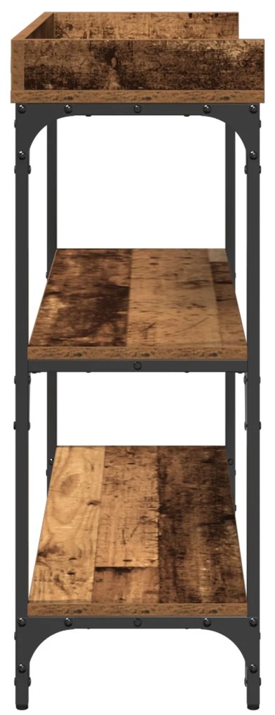 Mesa de Console vidaXL Madeira Velha 100x30x80 cm Madeira Ingenheirada