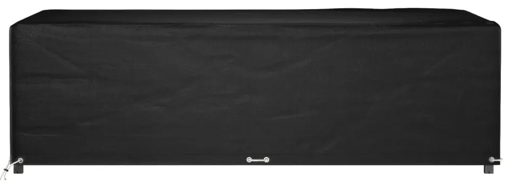 Capa p/ mobiliário de jardim 12 ilhós 227x152x65 cm retangular
