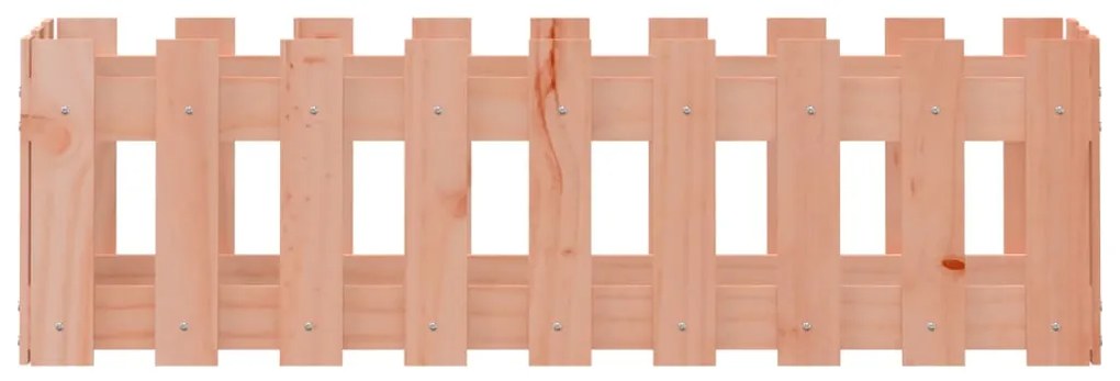 Canteiro elevado c/ design cerca 100x30x30 cm madeira douglas